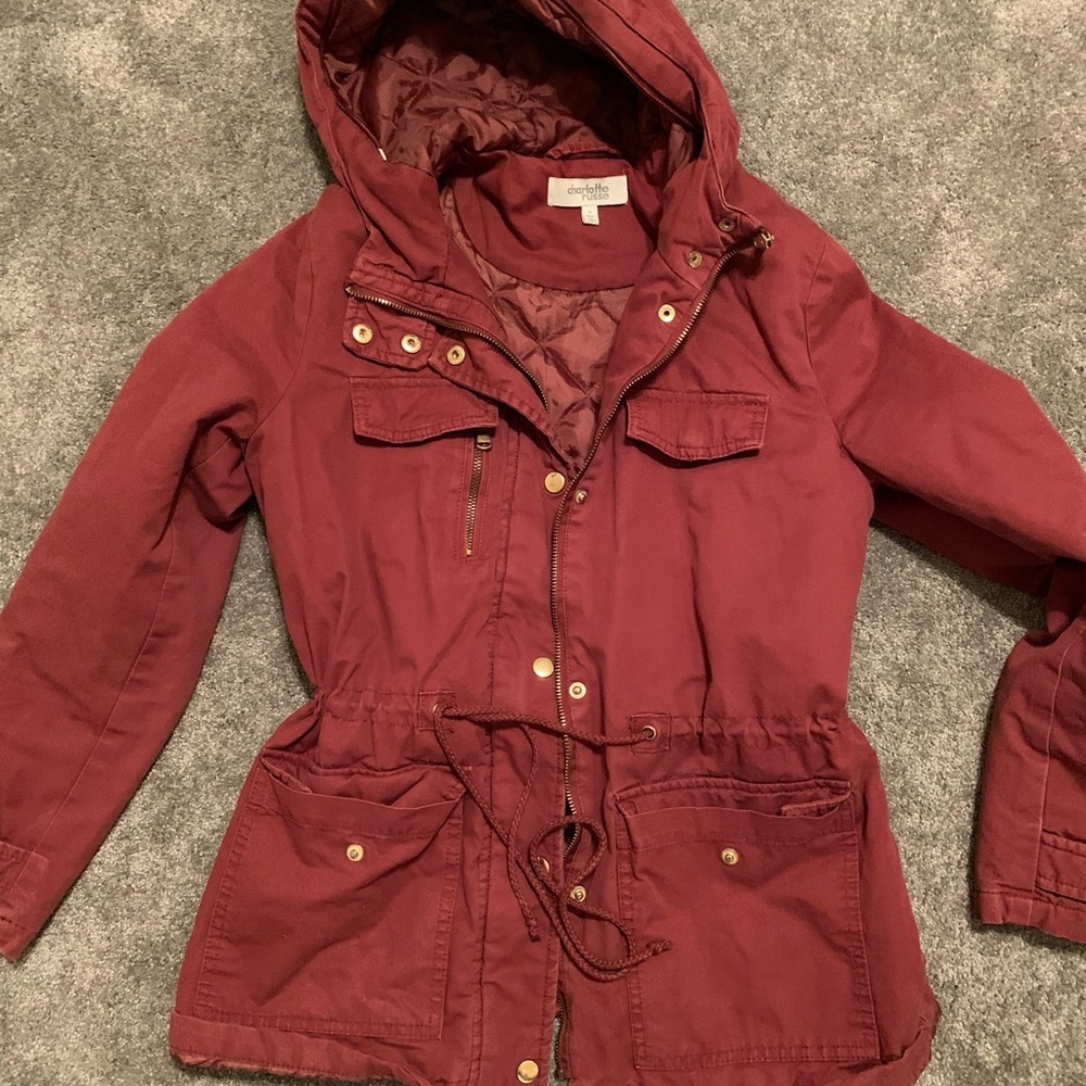❌SOLD❌Red utility jacket